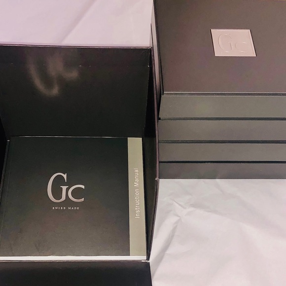 Men’s Guess GC13500 Swiss Chronograph – Blue Dial, Sapphire, Leather Strap - Picture 6 of 8